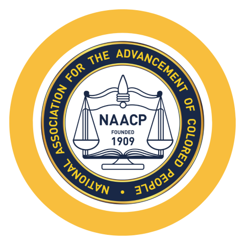 Logo for the NAACP.