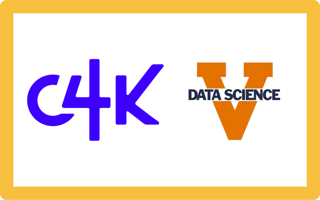 C4K and UVA School of Data Science Logos