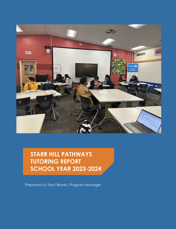 Starr Hill Pathways Tutoring Report Cover Spring 2024